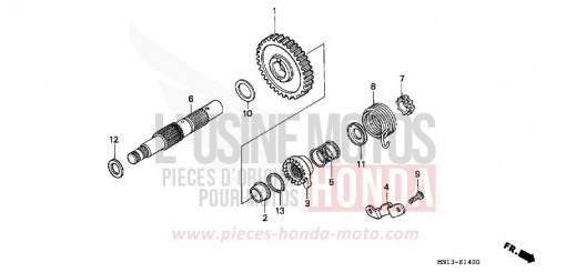 KICKSTARTERSPINDEL XR600RR de 1994